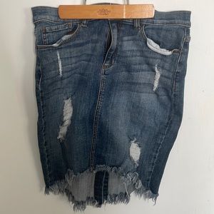 Denim skirt